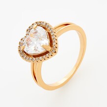 TK Maxx zloty pierscionek z sercem 59.99PLN