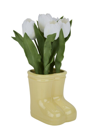 tk-maxx duza-donica-kalosze-ze-sztucznymi-tulipanami 74.99 zl