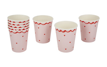tk-maxx kubeczki-papierowe-z-motywem-serca-rozowe 14.99 zl