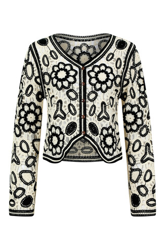 tk-maxx sweterek-azurowy-czarno-bialy 124.99 zl