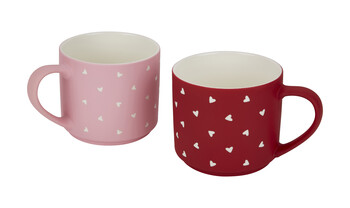 tk-maxx zestaw-kubkow-w-serca-rozowy-czerwony 49.99 zl