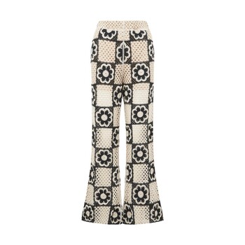 TK Maxx Bialo-czarne szydelkowane spodnie 169.99 ZL