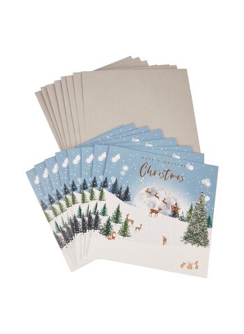 TK Maxx blekitne kartki swiateczne 27.99PLN