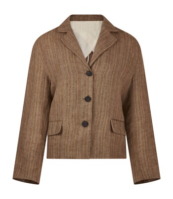 TK Maxx Brazowa marynarka w paski 84.99 ZL