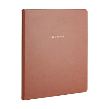 TK Maxx Brazowy skorzany dziennik A4 49.99 ZL