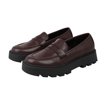 Tk Maxx ciemnowisniowe loafersy Matt Penny 89.99PLN