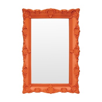 Tk Maxx Colourful lustro z pomaranczowa zdobiona rama 199.99PLN