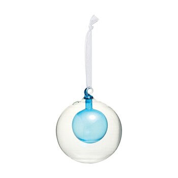 Tk Maxx Colourful zestaw 4 szklanych bombek z niebieska kula w srodku 34.99PLN