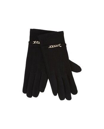 TK Maxx Czarno-zlote rekawiczki z lancuszkiem 74.99 ZL