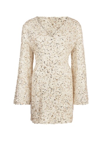 TK Maxx damska biala cekinowa sukienka z Gold label 899.99PLN