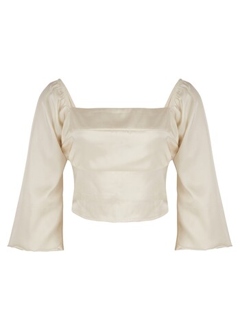 TK Maxx damski bialy satynowy top 74.99PLN