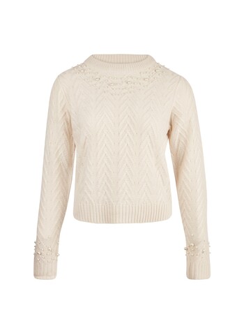 TK Maxx damski bialy sweter z perlami 84.99PLN