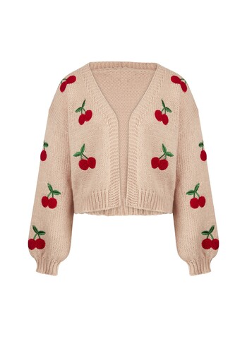 TK Maxx damski kremowy kardigan z wisienkami 169.99PLN