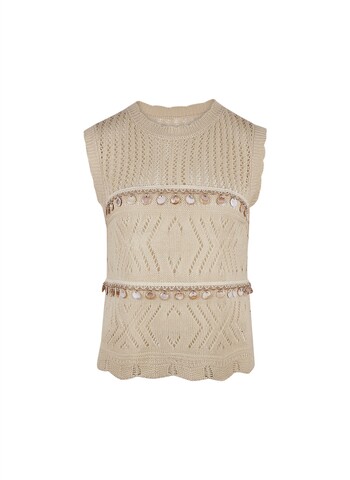 TK Maxx damski kremowy top w muszelki 99.99PLN