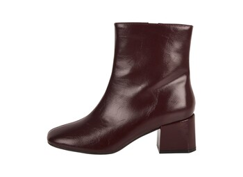 TK Maxx damskie burgundowe botki 134.99PLN