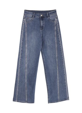 TK Maxx damskie niebieskie jeansy z cekinami 99.99PLN