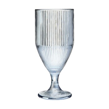 Tk Maxx Geo-digital niebieksa prazkowana szklanka na nozce 19.99PLN