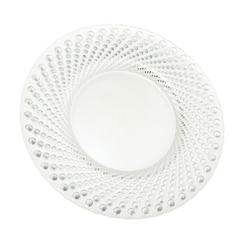 Tk Maxx Geo-digital srebrny nakrapiany talerz 49.99PLN