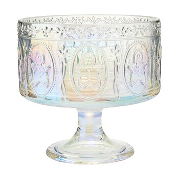 Tk Maxx Geo-digital szklane naczynie na nozce ze zdobieniami na scianach 79.99PLN