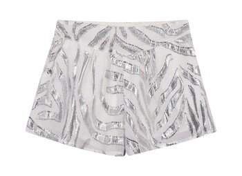 TK Maxx Gold Label srebrne szorty 74.99PLN