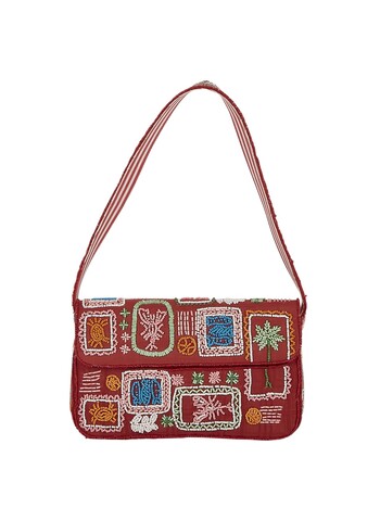 TK Maxx haftowana czerwona torebka 169.99PLN