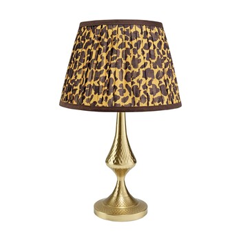 Tk Maxx Jungle zlota lampka z abazurem w zwierzecy wzor 134.99PLN