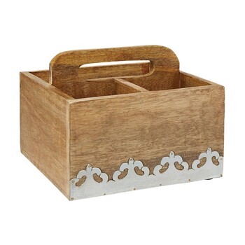 Tk Maxx Kintentional dekoracyjny derwniany pojemnik 74.99PLN