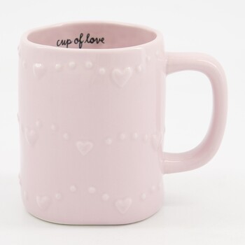 TK Maxx liliowy ceramiczny kubek w serca 39.99PLN