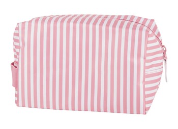 TK Maxx rozowa kosmetyczka w paski 49.99PLN