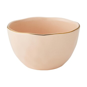 TK Maxx Rozowa miska na platki ze zlota obwodka 27.99 ZL