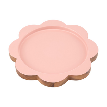 TK Maxx rozowa taca z drewna akacjowego 34.99PLN