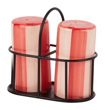TK Maxx Rozowo czerwony zestaw do soli i pieprzu 34.99 ZL