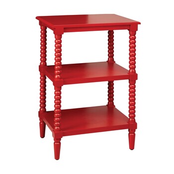 Tk Maxx Scandi czerwony ozdobny stolik 399.99PLN