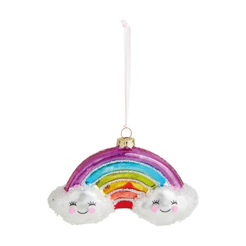 TK Maxx Szklana bombka tecza z 2 chmurkami 19.99 ZL