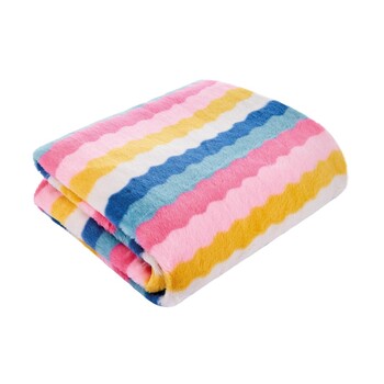 TK Maxx Wielokolorowy pled w paski 134.99 ZL