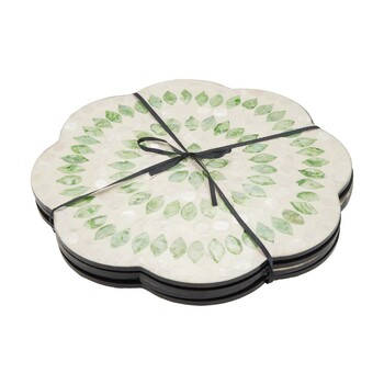 TK Maxx Zestaw 4 podkladek pod naczynia w zielono-biale kwiaty 99.99 ZL