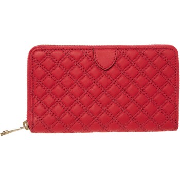 Czerwona portmonetka ze skóry