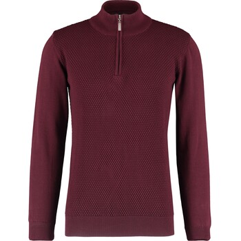 Burgundowa bluzka z zamkiem