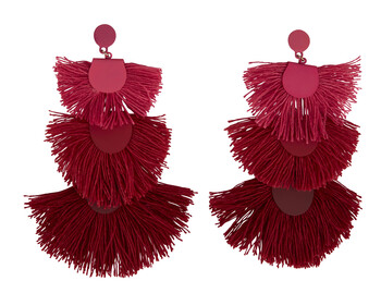 Kolczyki z frędzlami