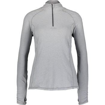 Szara bluzka z kołnierzem na zamek