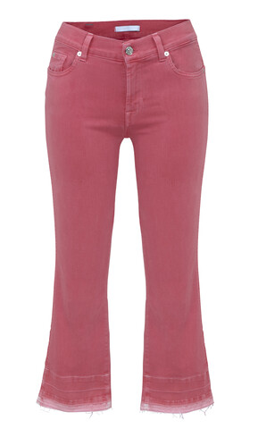Różowe jeansy