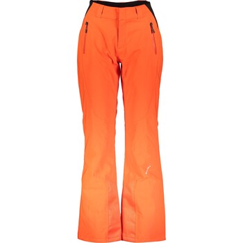 Pomarańczowe spodnie narciarskie