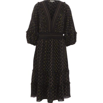 Sukienka midi w drobne kwiatki