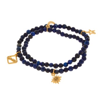 Granatowa bransoletka