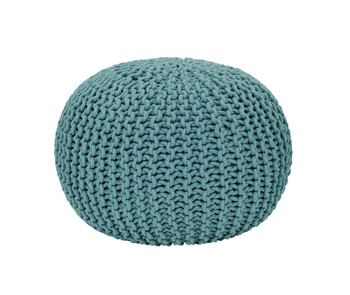 Pufa z dzianiny