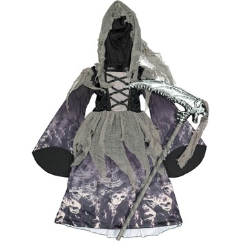 Halloweenowy 3-częściowy dziecięcy kostium ducha