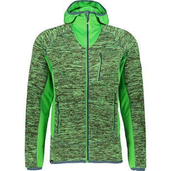 Zielona melanżowa bluza na zamek