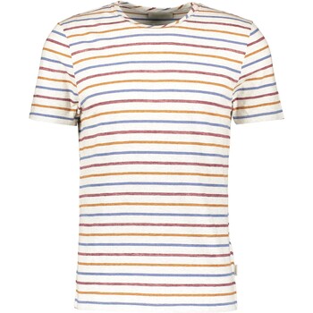 Jasny T-shirt w paski