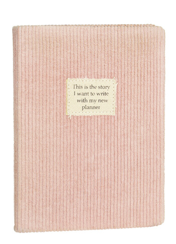 Różowy planner