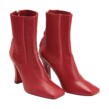 Czerwone botki damskie